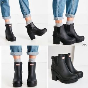 ISO hunter block heel Chelsea Boots